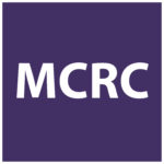 MCRC Purple Logo - white text on purple square background