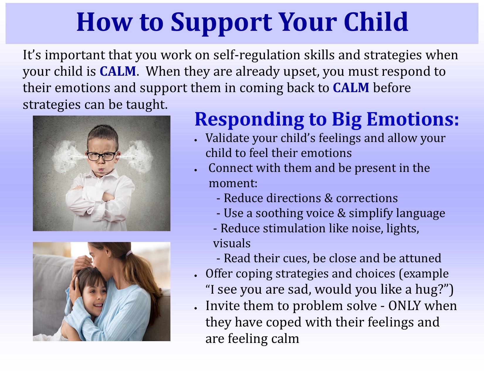 How to support your child