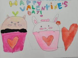 Emily's Valentine's Day artwork