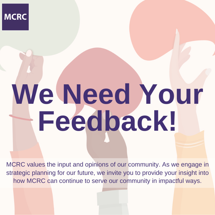 Community Input Survey Flyer - We Need Your Feedback!