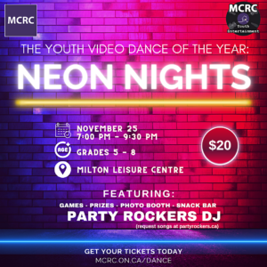 Neone Nights Video Dance Flyer