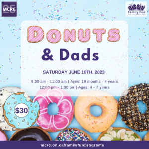 Donuts and Dads flyer