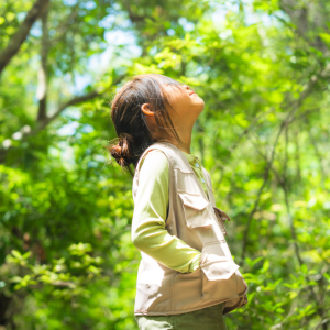 girl on a nature walk