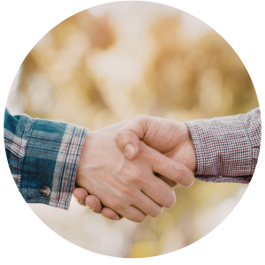 photo of two hands shaking 