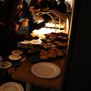 a photo of food set up at Eco Chic 2025