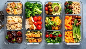 prepared and portioned food